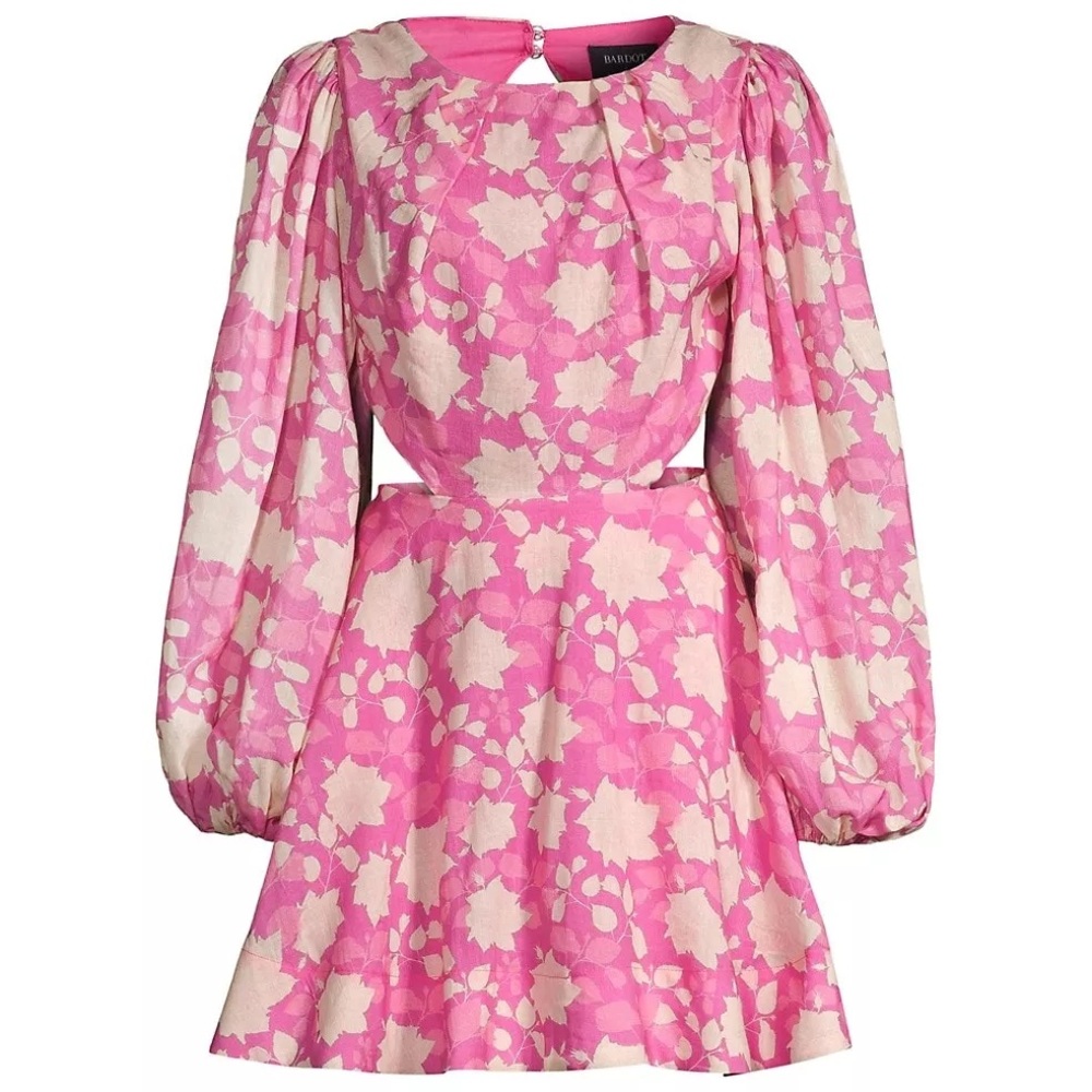 Bardot Nada Cut Out Floral Minidress